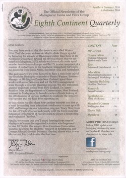 Eighth Continent Quarterly: Southern Summer 2016 / Lohataona 2016