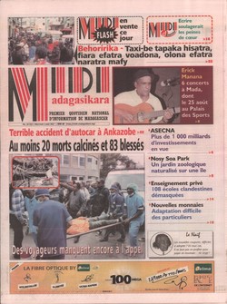 Midi Madagasikara: No 10322; Mercredi 2 août 2017