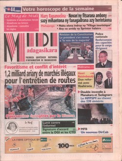 Midi Madagasikara: No 10354; Samedi 9 septembre 2017