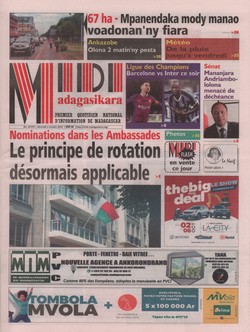 Midi Madagasikara: No 10975; Mercredi 2 octobre 2019