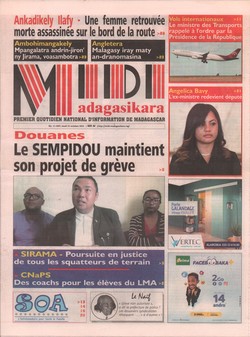 Midi Madagasikara: No 11569; Jeudi 21 octobre 2021