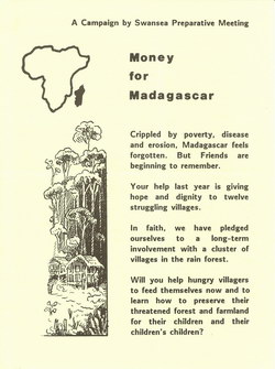 Money for Madagascar Leaflet: A Campaign by Swansea Preparative Meeting