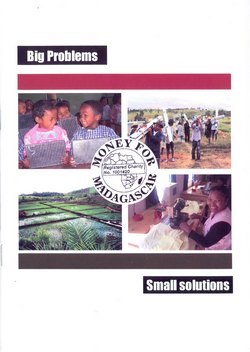 Big Problems; Small Solutions: Money for Madagascar
