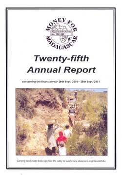 Twenty-fifth Annual Report: Money for Madagascar