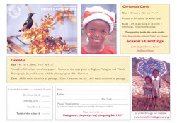 Money for Madagascar Christmas 2012 Order Form