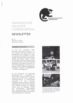 Madagascar Wildlife Conservation Newsletter: No. 8, January 2nd 2007