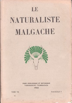 Le Naturaliste Malgache: Tome VII, Fascicule 2