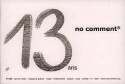 No Comment: #144 janvier 2022