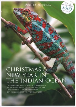 Christmas & New Year in the Indian Ocean: Celebrate the festive season surrounded by warmth and beauty of the Indian Ocean aboard the MS Serenissima: 18th December 2017 to 4th January 2018