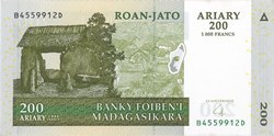 Roan-Jato Ariary (1000 Francs): Banky Foiben'i Madagasikara