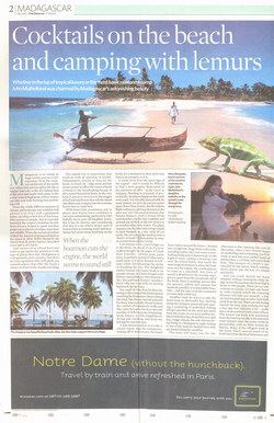 Cocktails on the Beach and Camping with Lemurs