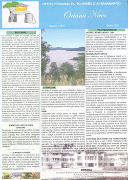 Ortana News: Année 1, no. 2 (Mars 2008)