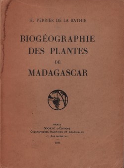 Biogographie des Plantes de Madagascar