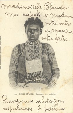 19. Diégo-Suarez - Femme de chef indigène