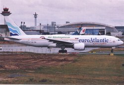 euroAtlantic/Air Madagascar Boeing 777-200, CS-TFM: Frankfurt Airport, Germany, September 2011