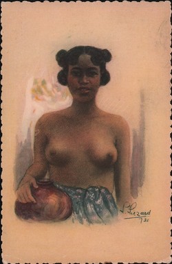 15. Madagascar – Femme à la cruche: Exposition Coloniale Internationale de Paris 1931