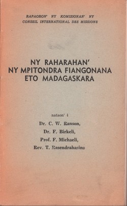 Ny Raharahan'ny Mpitondra Fiangonana eto Madagaskara: Amin'izao fotoana izao sy amin'ny ho avy