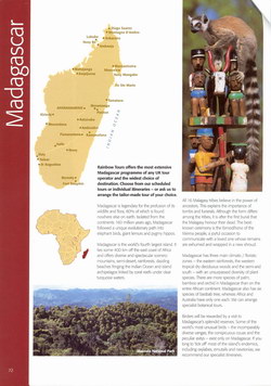 Madagascar: from the Rainbow Tours 2004 Brochure