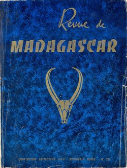 Revue de Madagascar: Nouvelle Série: No 24: Quatrième Trimestre 1963