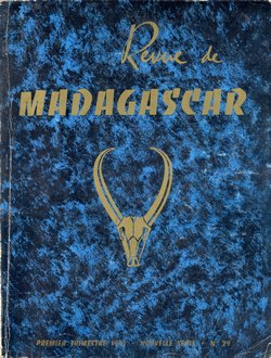 Revue de Madagascar: Nouvelle Série: No 29: Premier Trimestre 1965