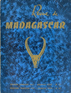 Revue de Madagascar: Nouvelle Série: Nos 53-54: Premier et Deuxième Trimestre 1971