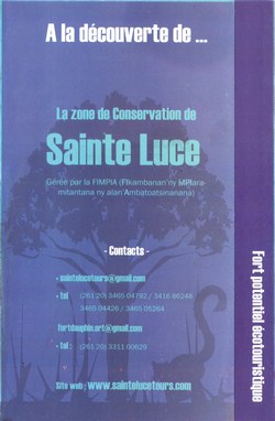 A la découverte de la zone de Conservation de Sainte Luce: Fort potentiel écotouristique