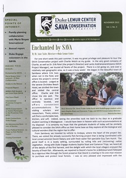 SAVA Conservation: Volume 2, Issue 3: November 2013