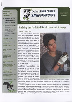 SAVA Conservation: Volume 3, Issue 1: February 2014