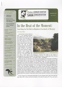 SAVA Conservation: Volume 3, Issue 3: December 2014