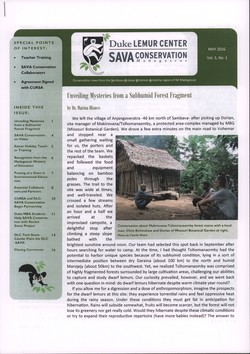 SAVA Conservation: Volume 5, Issue 1: May 2016