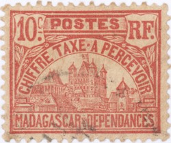 Rova: 10-Centime Postage Stamp