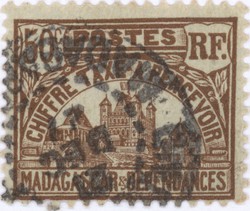 Rova: 50-Centime Postage Stamp