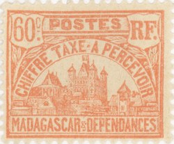 Rova: 60-Centime Postage Stamp