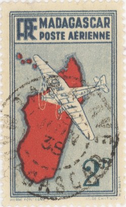 Mailplane: 2-Franc Postage Stamp