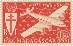 Mailplane: 2-Franc Postage Stamp