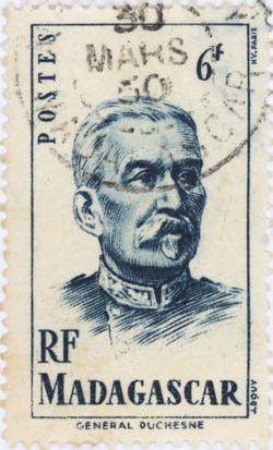 General Duchesne: 6-Franc Postage Stamp