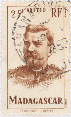 Lieutenant-Colonel Joffre: 25-Franc Postage Stamp