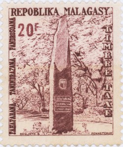 Independence Monument: 20-Franc Postage Stamp