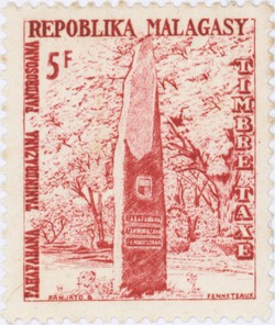 Independence Monument: 5-Franc Postage Stamp