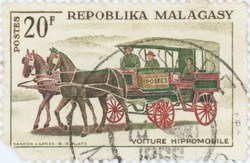 Mail Carriage: 20-Franc Postage Stamp