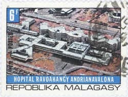 Joseph Ravoahangy Andrianavalona Hospital: 6-Franc Postage Stamp