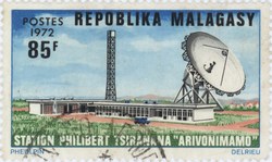 Station Philibert Tsiranana Arivonimamo: 85-Franc Postage Stamp