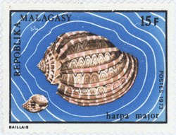 Harpa major: 15-Franc Postage Stamp