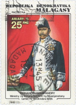 Rainandriamampandry: 25-Franc (5-Ariary) Postage Stamp