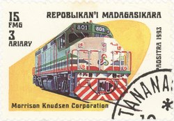 Morrison-Knudsen Corporation: 15-Franc (3-Ariary) Postage Stamp