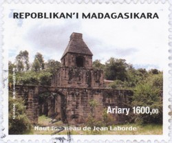 Jean Laborde's Blast Furnace: 1,600-Ariary Postage Stamp
