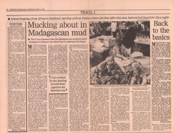 Mucking about in Madagascan mud: Weekend Telegraph, Saturday 17 June 1989