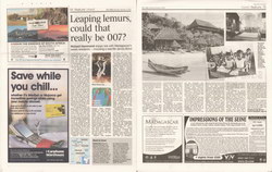 Leaping lemurs, could that really be 007?: The Times Travel, Saturday February 3 2007