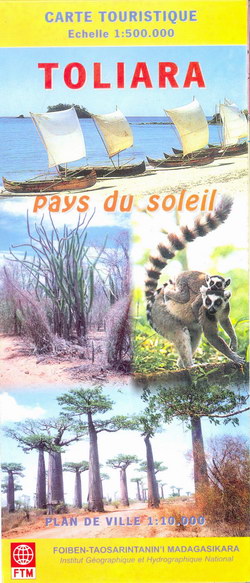 Carte Touristique: Toliara: Pays du Soleil