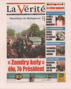 La Verité: No 3207; Mercredi 9 janvier 2019